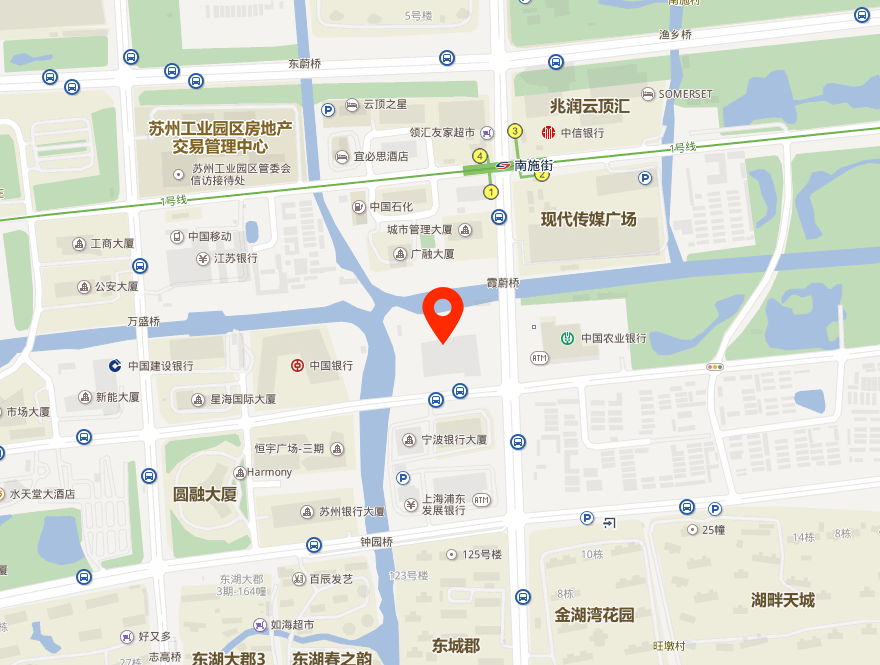 巨中银座地图位置